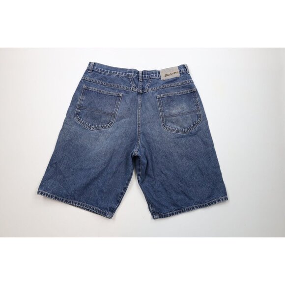 Vintage 90s Marithe Francois Girbaud Mens 36 Faded Baggy Fit Denim Jean Shorts - Picture 9 of 13
